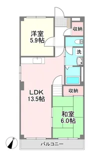 関根コーポ第2【3階】の間取り