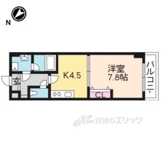feliciaうさぎ【6階】の間取り