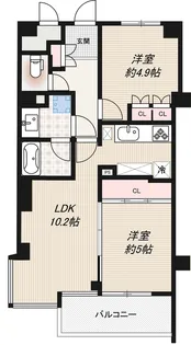 インプルーブ西早稲田【3階】の間取り