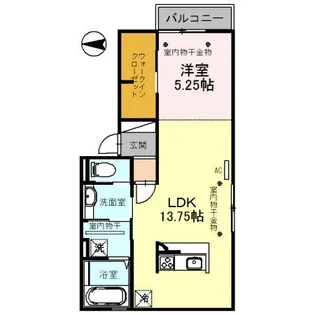 Noble garden E(ノーブルガーデンイー)【2階】の間取り