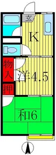 グランデール柏【2階】の間取り
