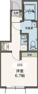 Agrande Nishi-Kokubunji(エイグラン西国分寺)【1階】の間取り
