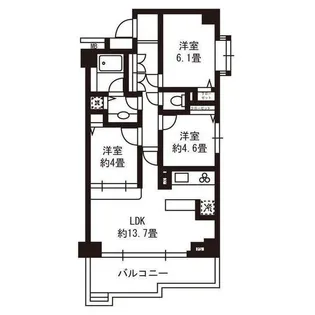 LANAI J GRANDE【1階】の間取り
