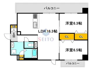 第2関根マンション【3階】の間取り