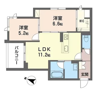 アリスティオ蘇我II【2階】の間取り