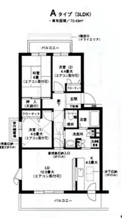 オクトス市ヶ尾2【3階】の間取り