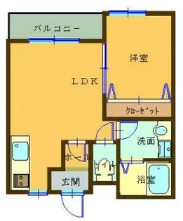 ヴィアーレ大塔【3階】の間取り