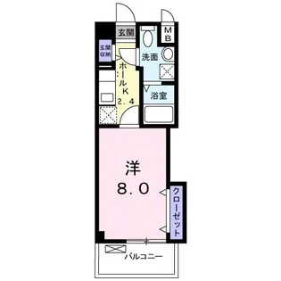 フレグランスヴィレッジ京田辺II【4階】の間取り