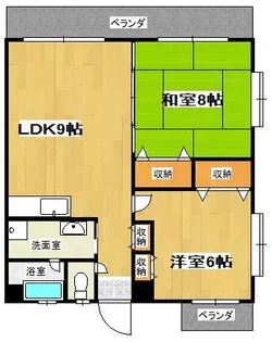 サンハイムモリ【3階】の間取り