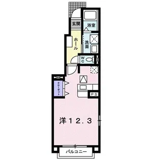 フランメゾン1【1階】の間取り