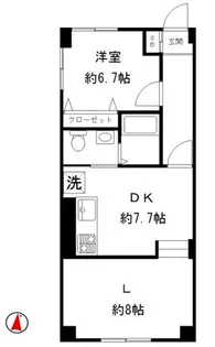 チェリーヴィラ【1階】の間取り