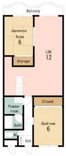 マンションT.K【2階】の間取り
