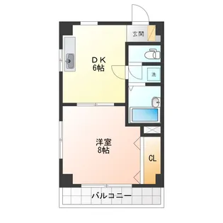 ブリリアント・コート【2階】の間取り