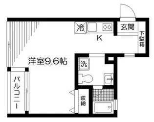 ガーデンコートi【2階】の間取り