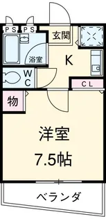 エストゥディオ【3階】の間取り