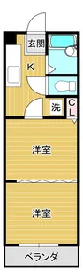 シティーハイツ振興【1階】の間取り