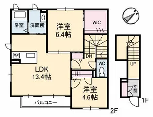 Dolce(ドルチェ)【2階】の間取り