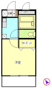 リトルズきたさかえ【4階】の間取り