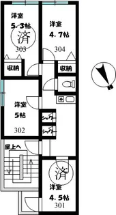 宝泉ビル【3階】の間取り