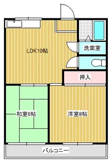 コーポハラックス【2階】の間取り