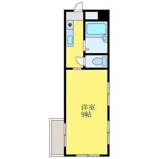 シャトル中吉野【2階】の間取り