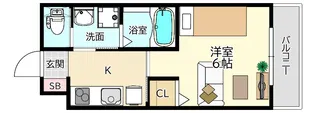 コスモルシュメゾン塚口II【3階】の間取り