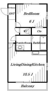 プリモフィオーレ【3階】の間取り