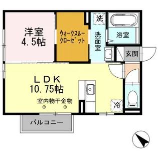 DH・MA MAISON【2階】の間取り