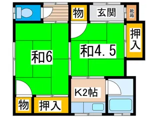 あつみ荘【1階】の間取り