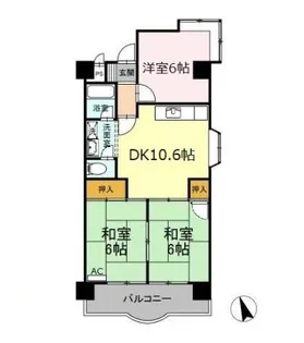 エスポア菰野【4階】の間取り