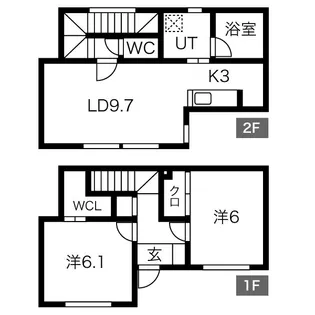 ボレアリス【1階】の間取り