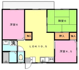 邸永田【2階】の間取り