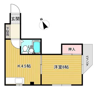 井口ビル【2階】の間取り