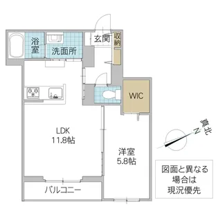 ハレルアナ【1階】の間取り