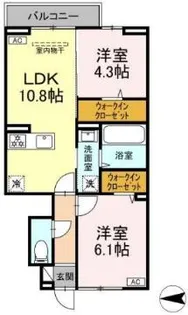 D-residence・M川北【1階】の間取り