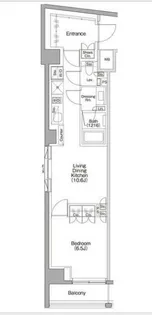 ザ・パークハビオSOHO代々木公園【5階】の間取り