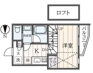 神奈川県横浜市保土ヶ谷区西谷3【アパート】の間取り