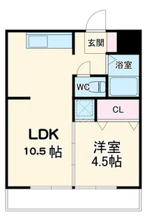 シャンロック湯本【2階】の間取り