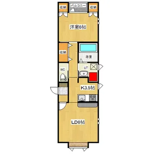 NOZOMI・A-5【2階】の間取り