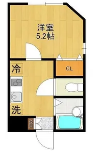 ホワイトヴィラ碑文谷【3階】の間取り