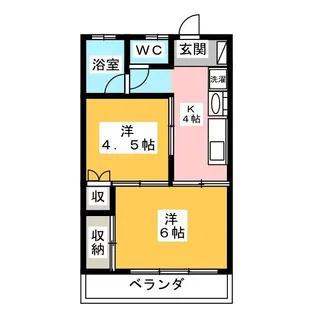メゾンヴェール【1階】の間取り