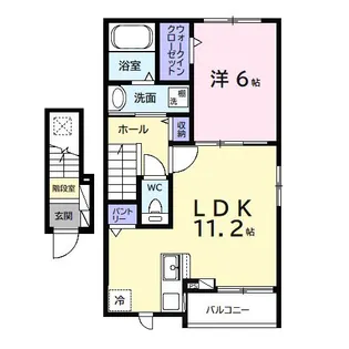 グレイスコート【2階】の間取り