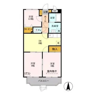 宮の杜【2階】の間取り