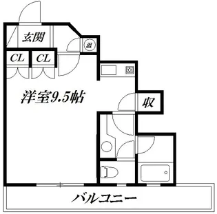 カーサ・ミラ日神パレステージ浜松II【10階】の間取り