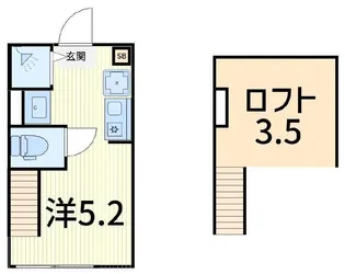 メゾンフルール小岩駅前【1階】の間取り