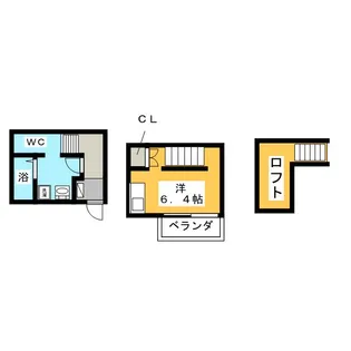 Noah 八熊【1階】の間取り