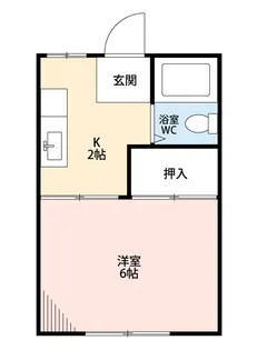 一丁目コーポ【2階】の間取り