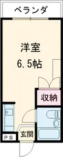 クレージュ桂【3階】の間取り