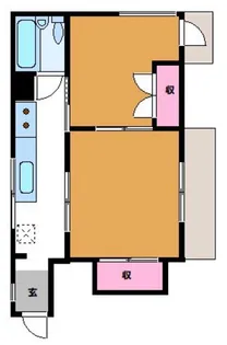 富田町ビル【4階】の間取り