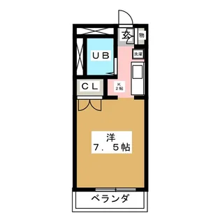 メゾンプラザ【3階】の間取り